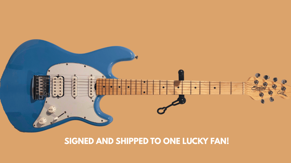 Guitarra Elétrica Music Man Cutlass Azul Bebé