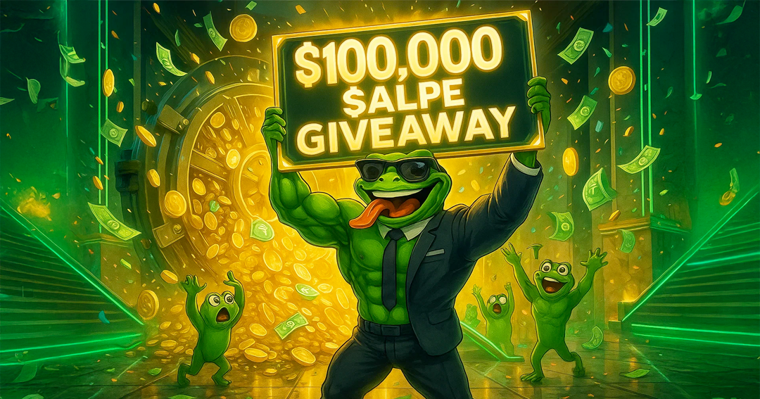 AlphaPepe $100,000 Crypto Giveaway