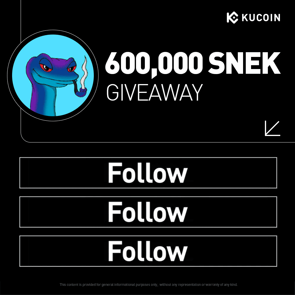 KuCoin x Snek Crypto Giveaway