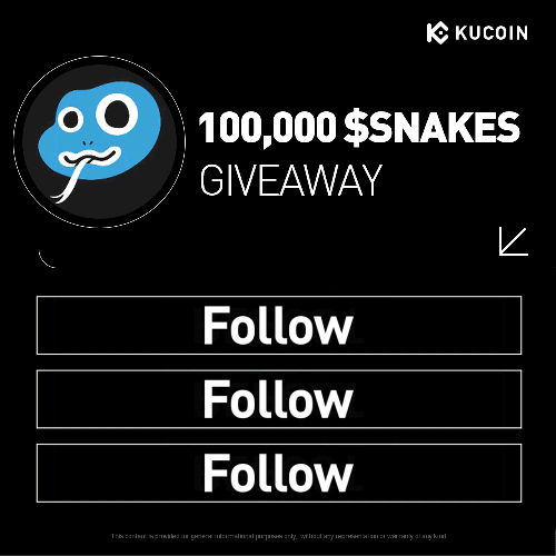 KuCoin x Blue Snakes SNAKES Giveaway
