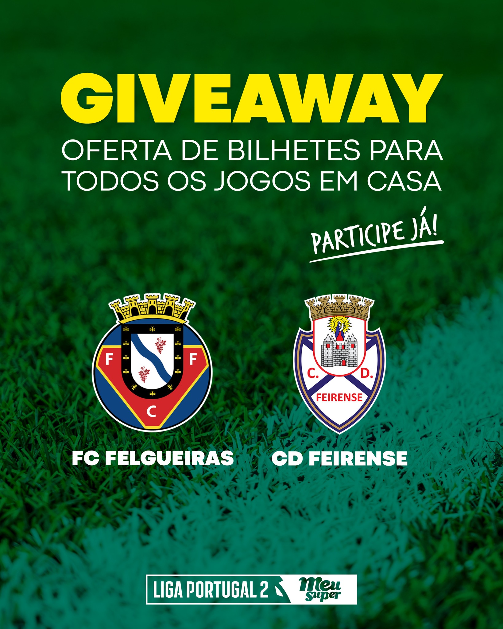 Jogos em casa do FC Felgueiras e CD Feirense