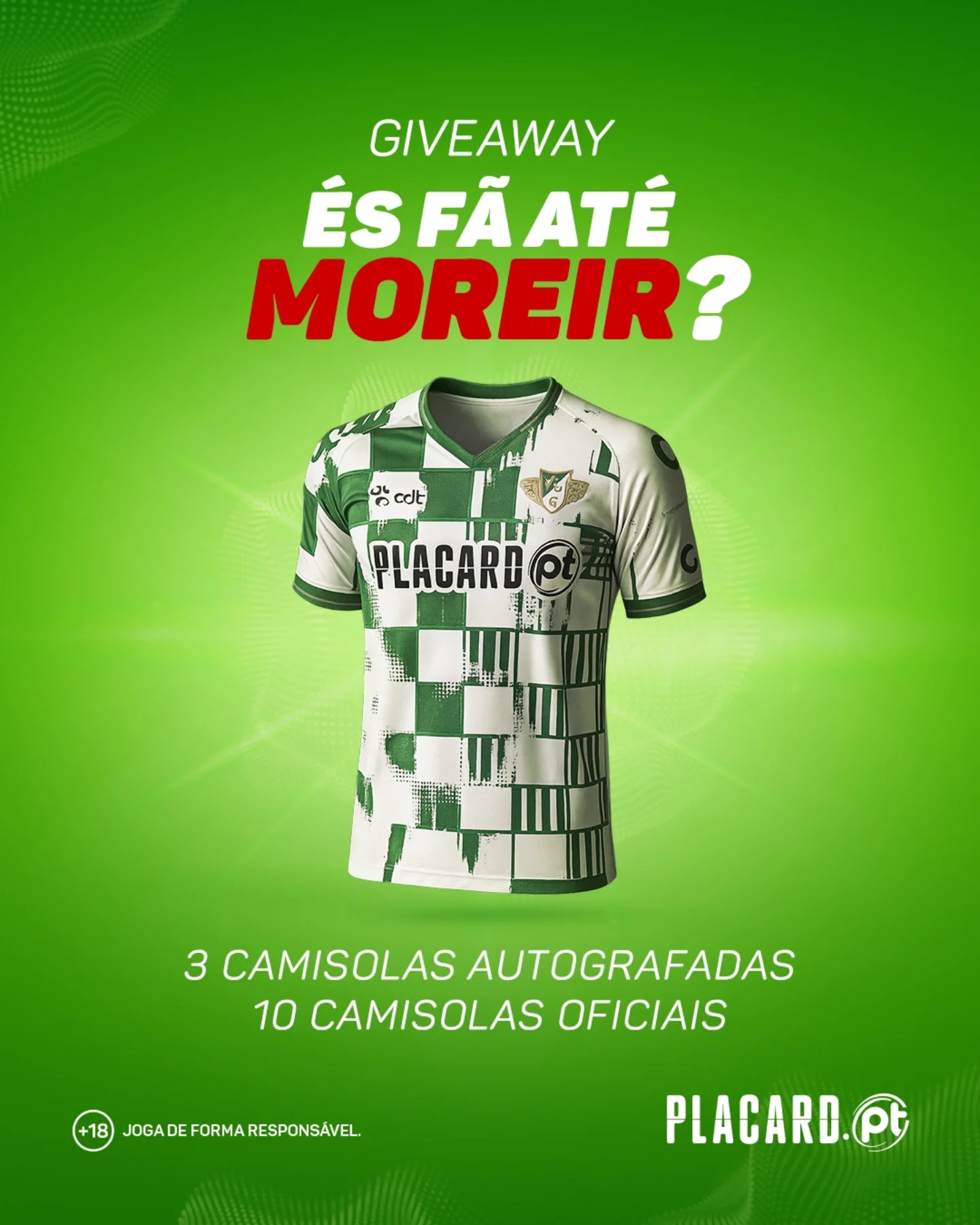 Passatempo Placard Moreirense Camisola