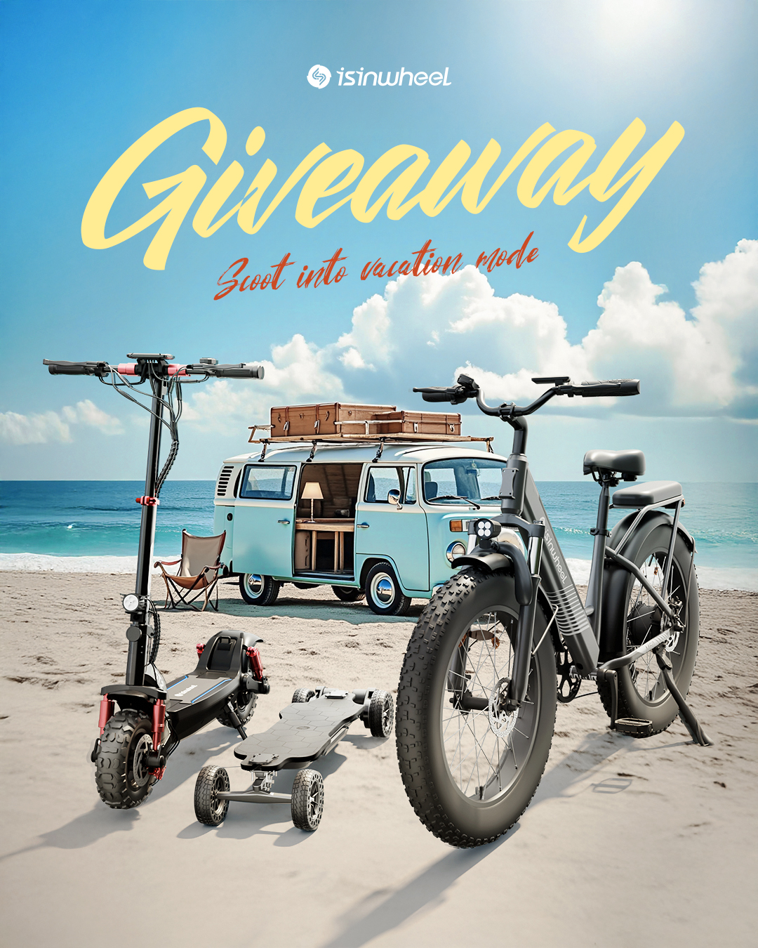 IsinWheel Summer Vacation Dream Ride Giveaway