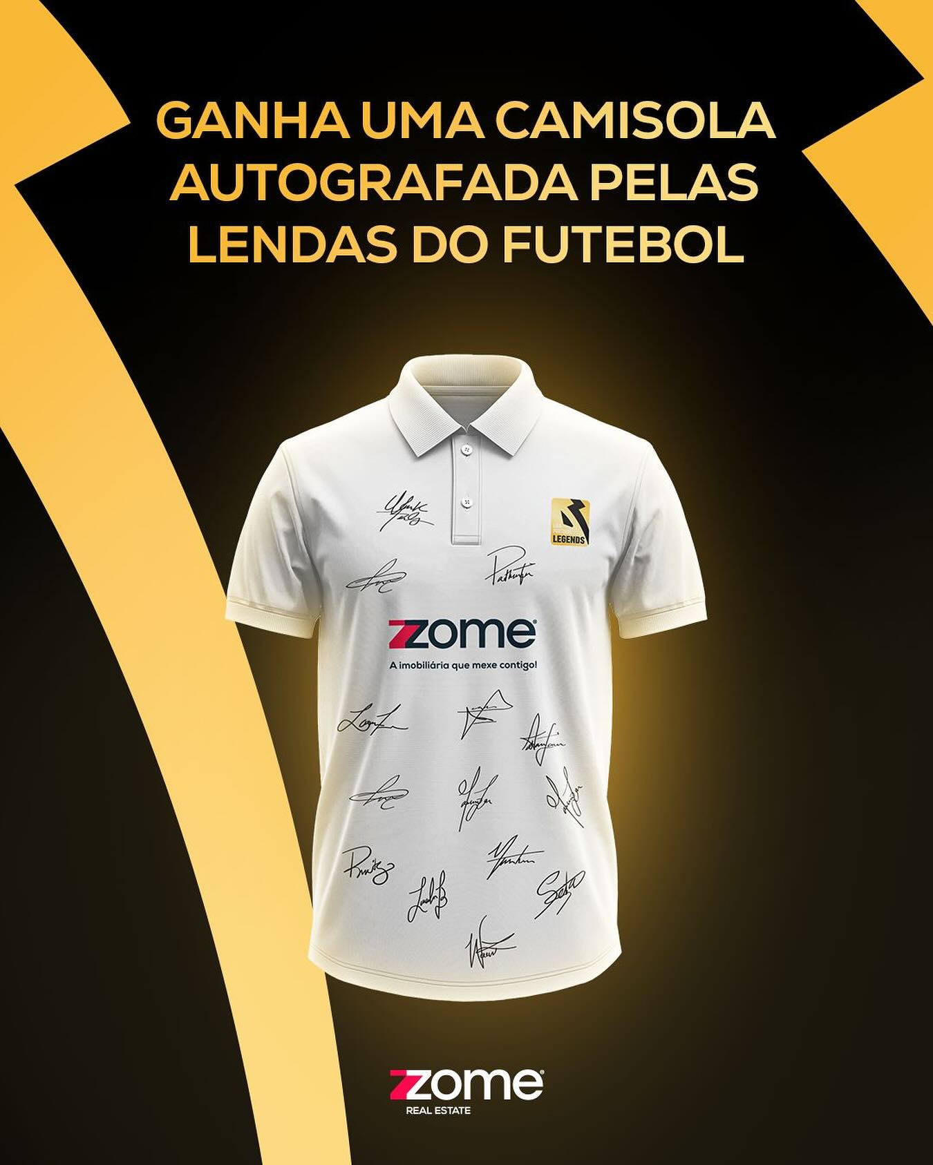 Camisola Zome Autografada Liga Legends