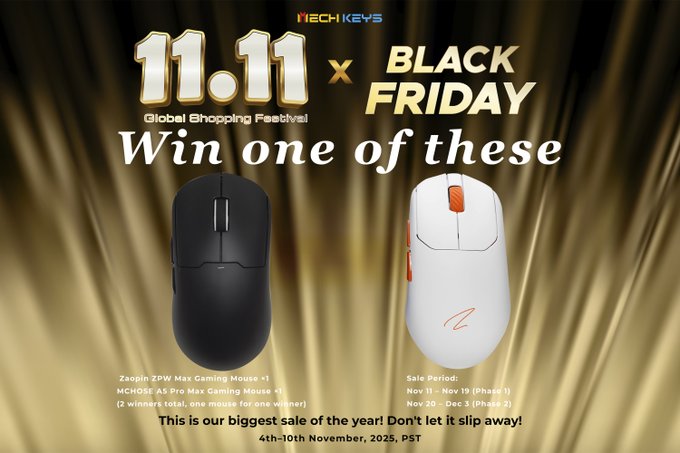 MechKeys Gaming Mouse Giveaway