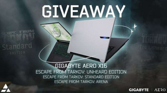 GIGABYTE AERO X16 Gaming Laptop Giveaway