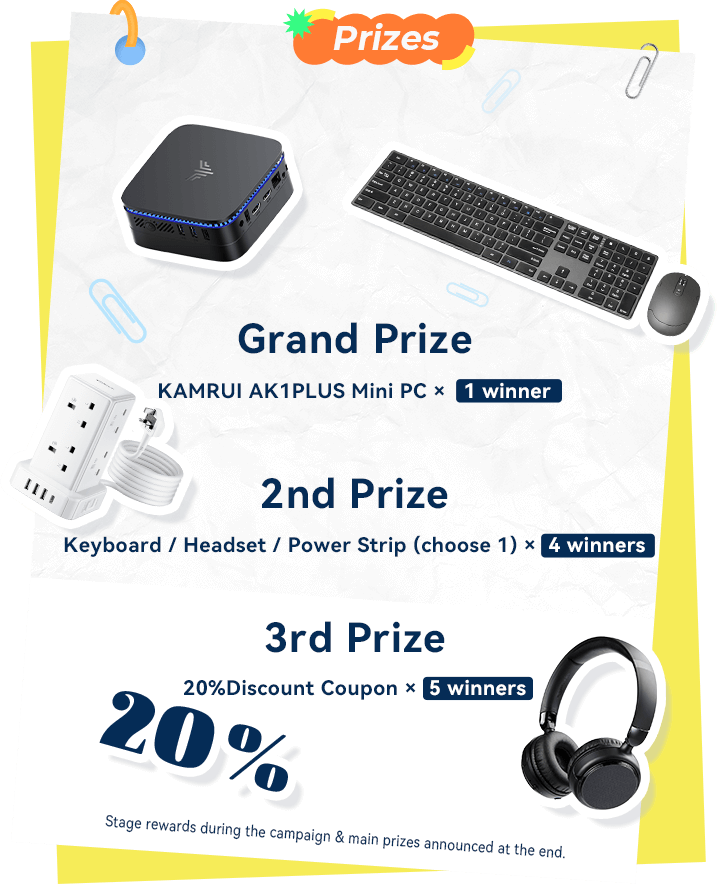 KAMRUI AK1PLUS Mini PC Giveaway