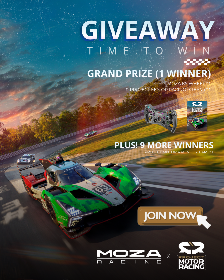 MOZA Racing KS Steering Wheel Giveaway