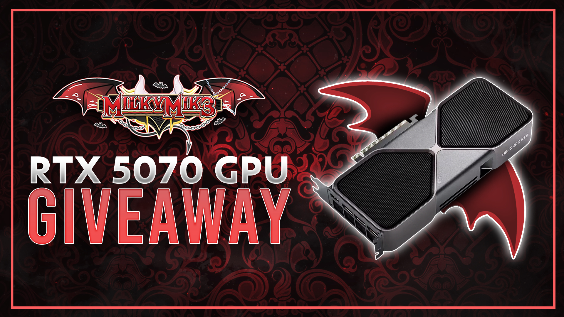 Milky's Debut RTX 5070 Giveaway