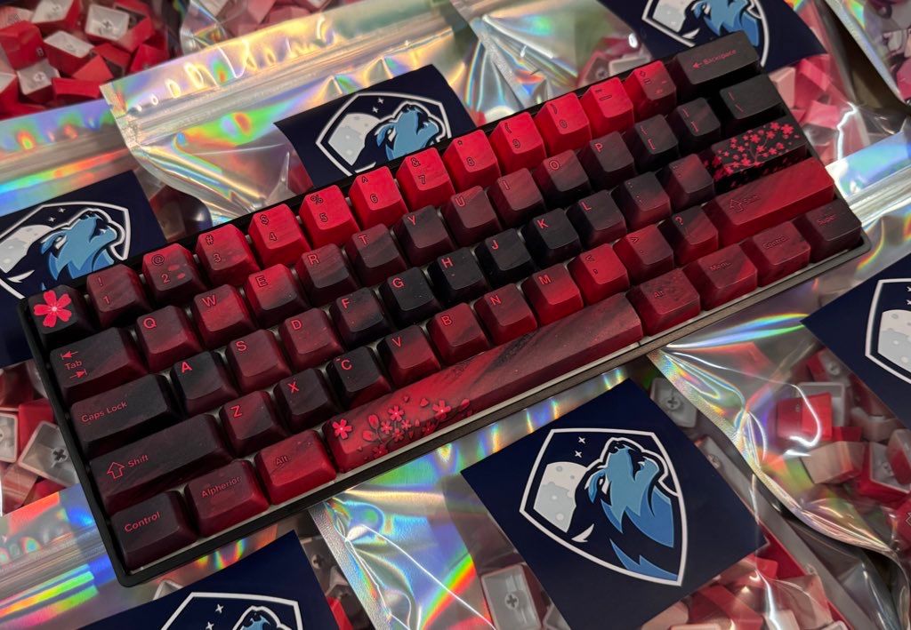 Sakura Keycap Sets