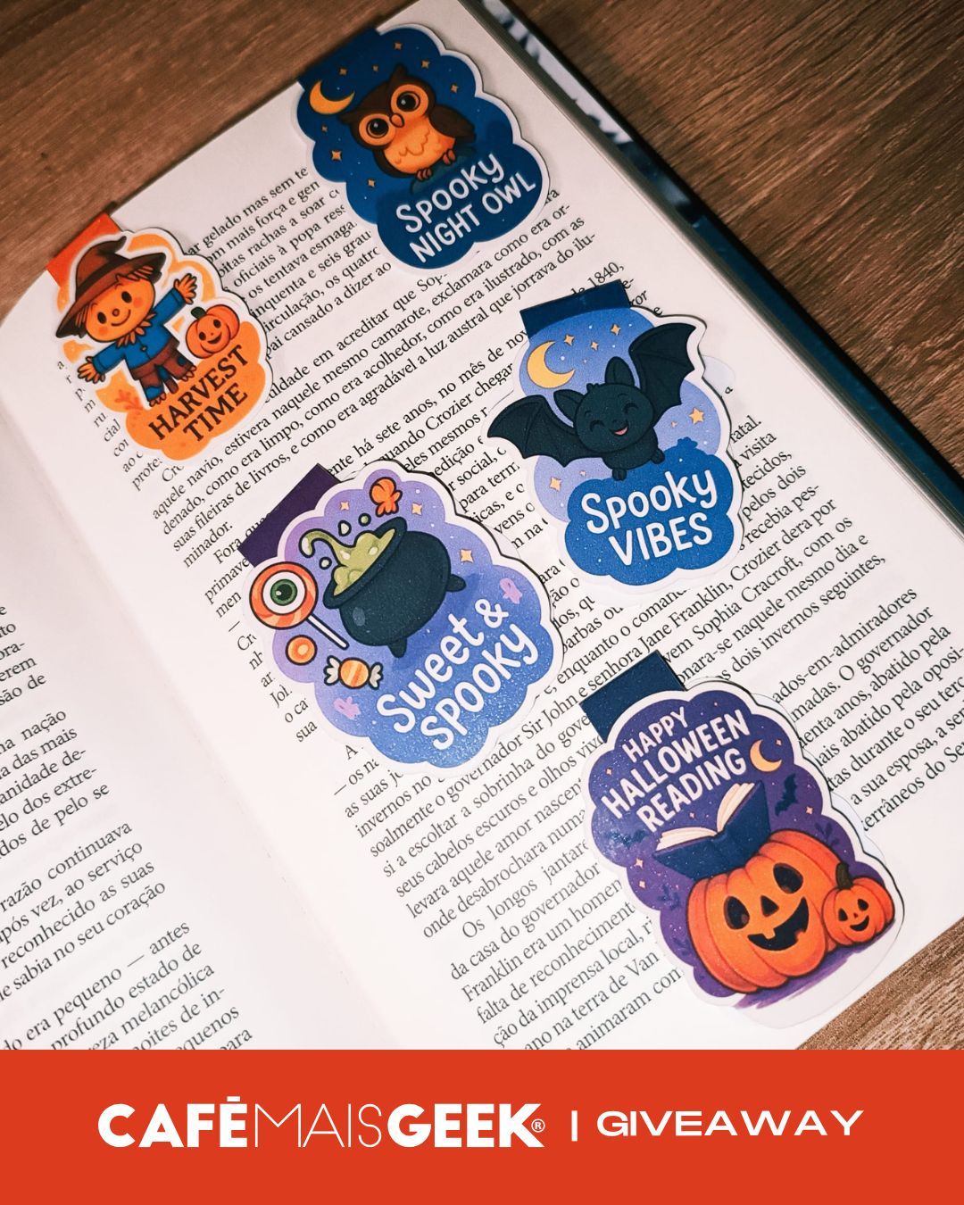 Spooky Reading: Marcadores Magnéticos