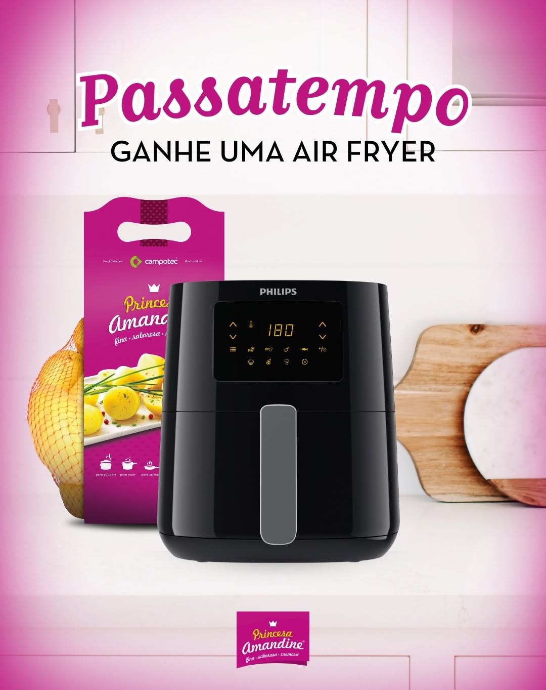 Passatempo Air Fryer - Princesa Amandine