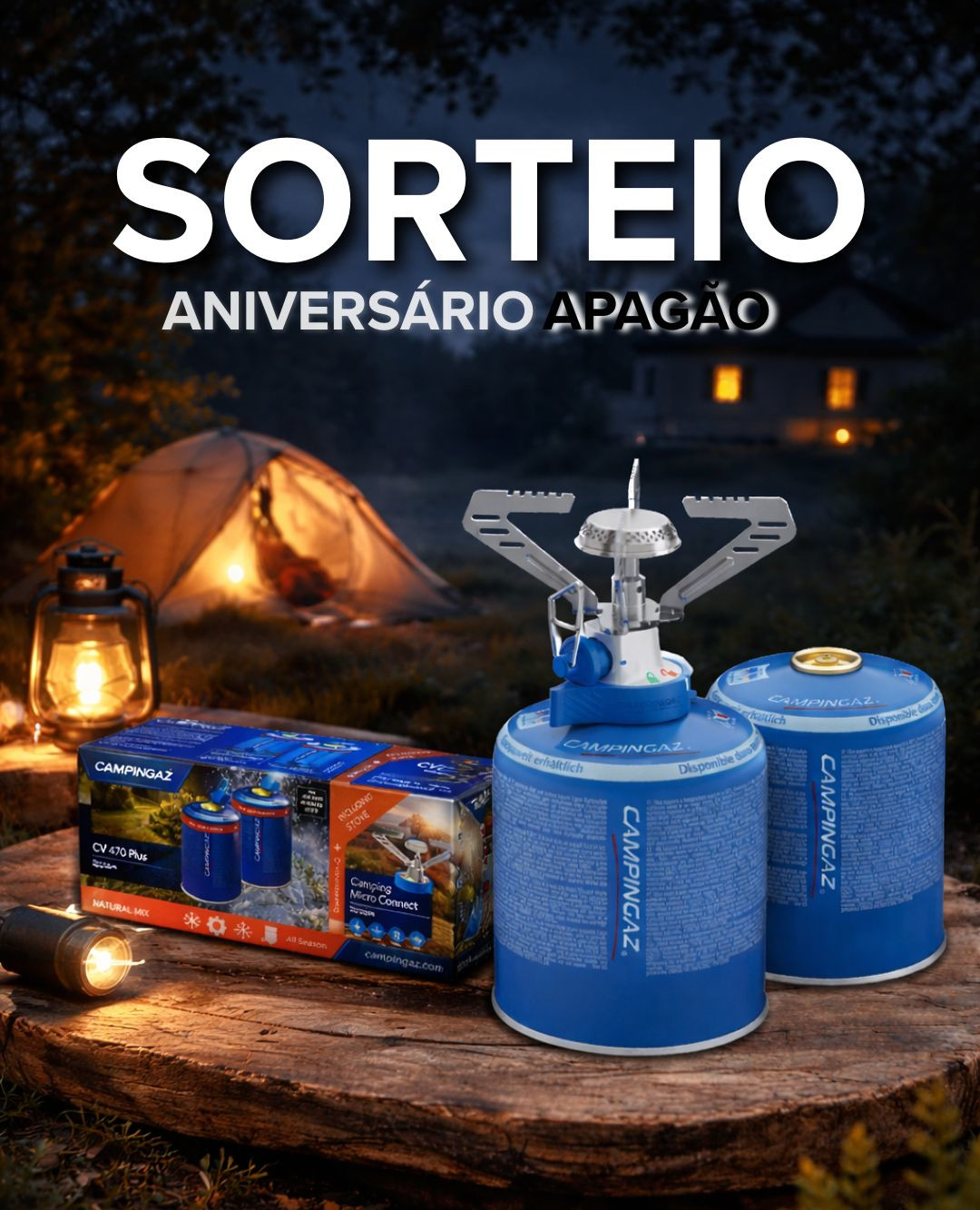 Passatempo Aniversário Apagão — Campingaz Portugal