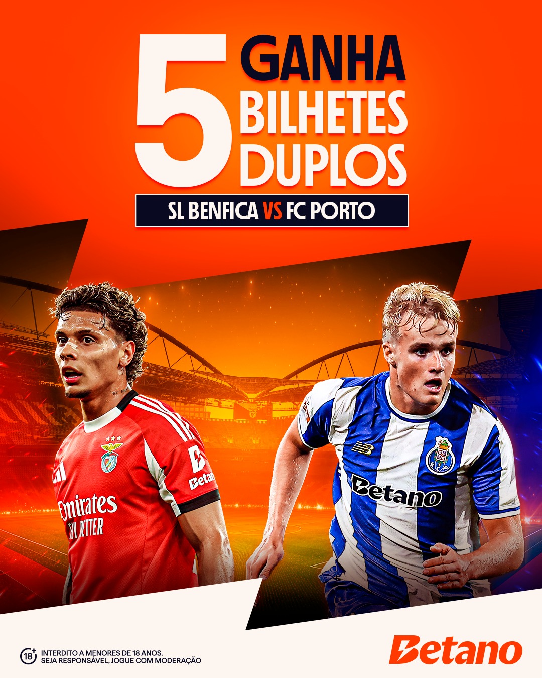 SL Benfica vs FC Porto — Betano Portugal