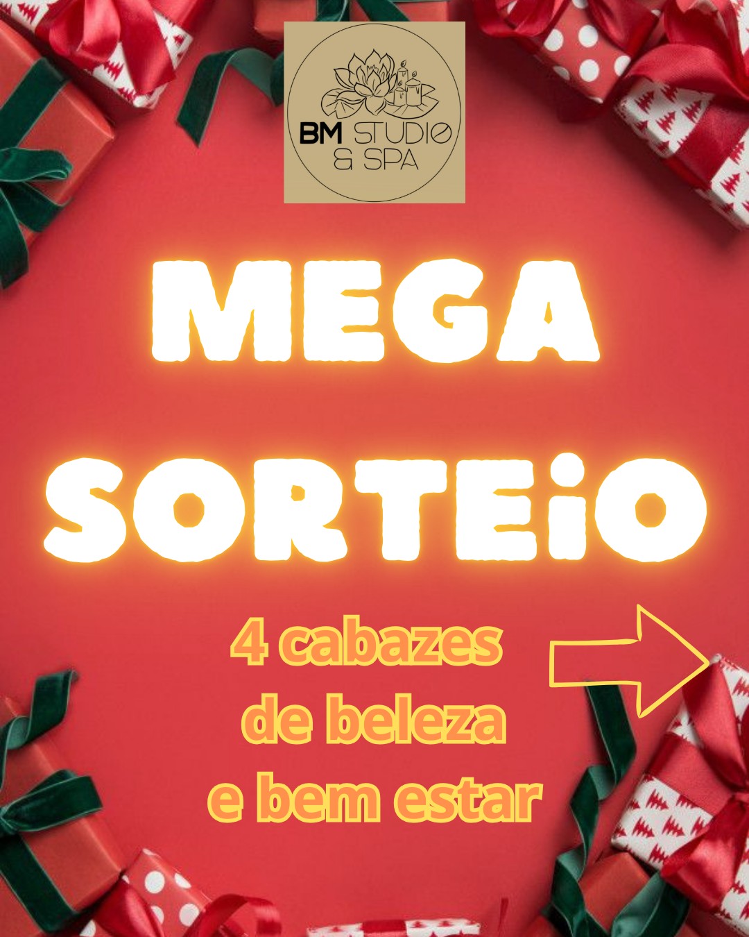 Sorteio Natal BM Studio & Spa