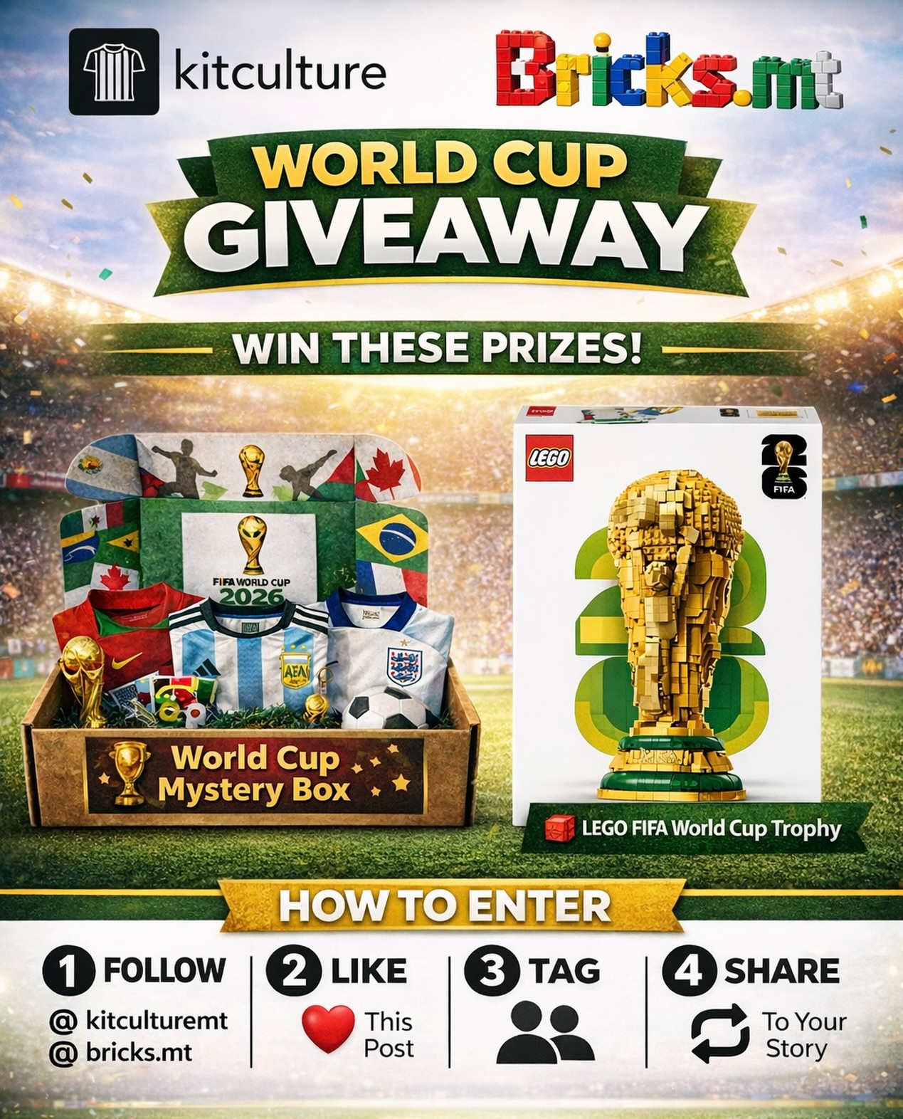 LEGO FIFA World Cup Trophy Giveaway