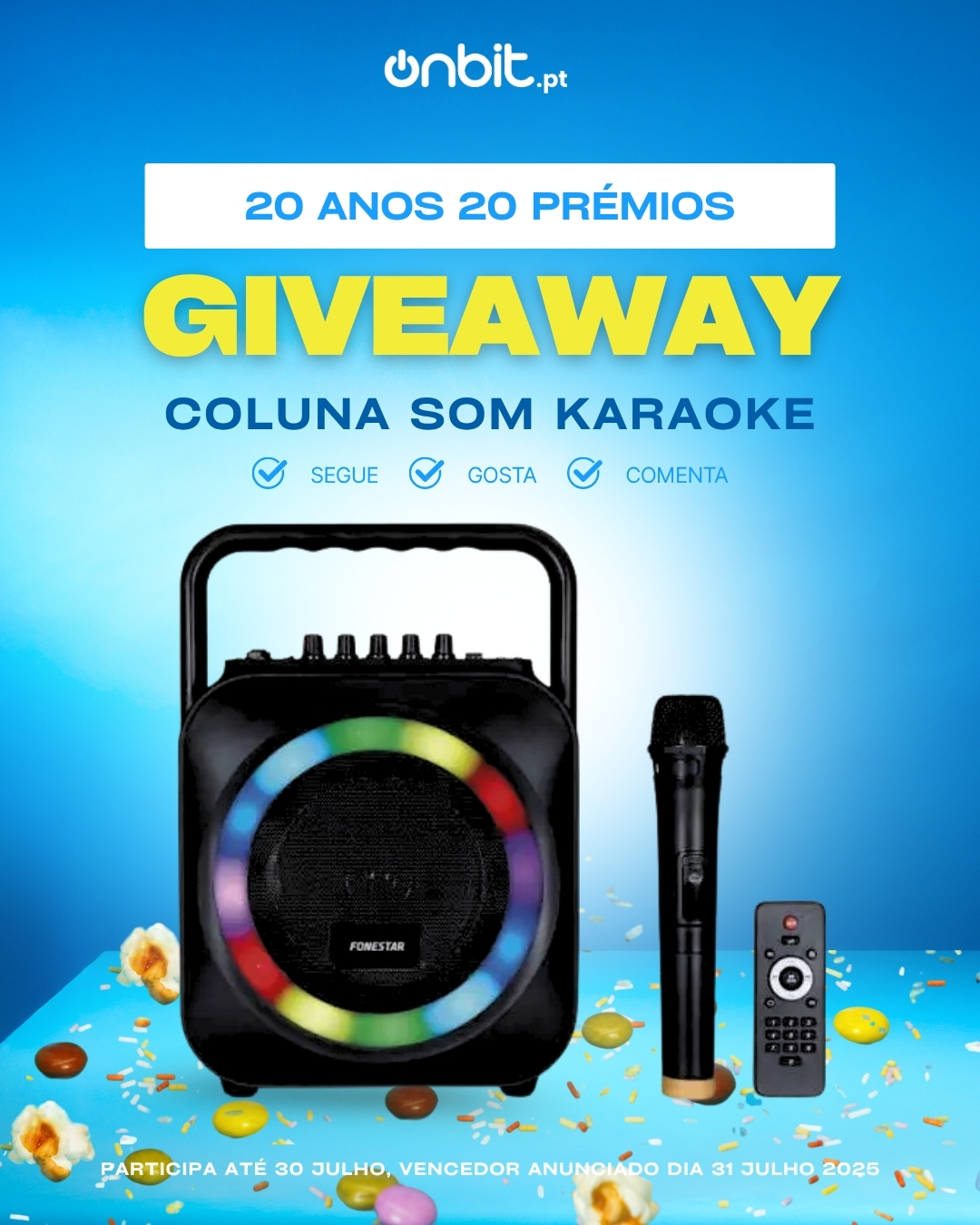 Mega Giveaway Coluna Karaoke
