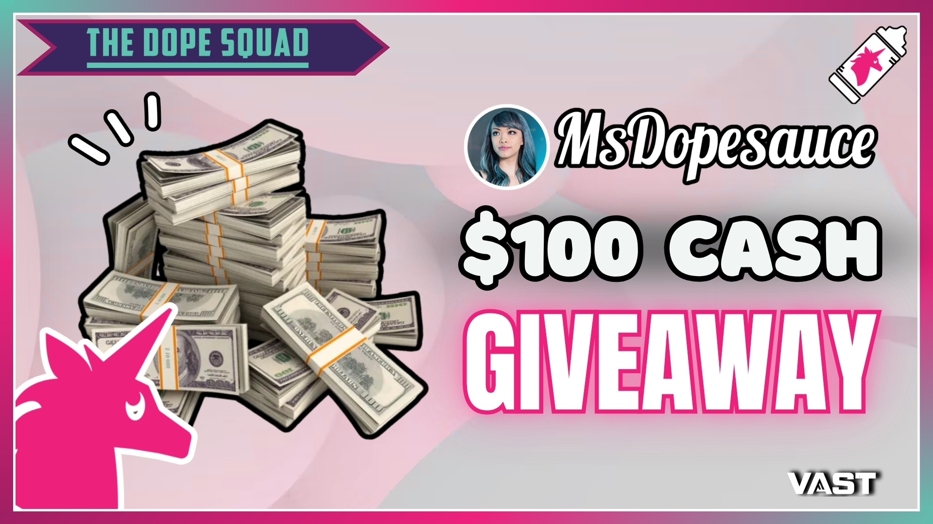 MsDopesauce $100 Cash Giveaway