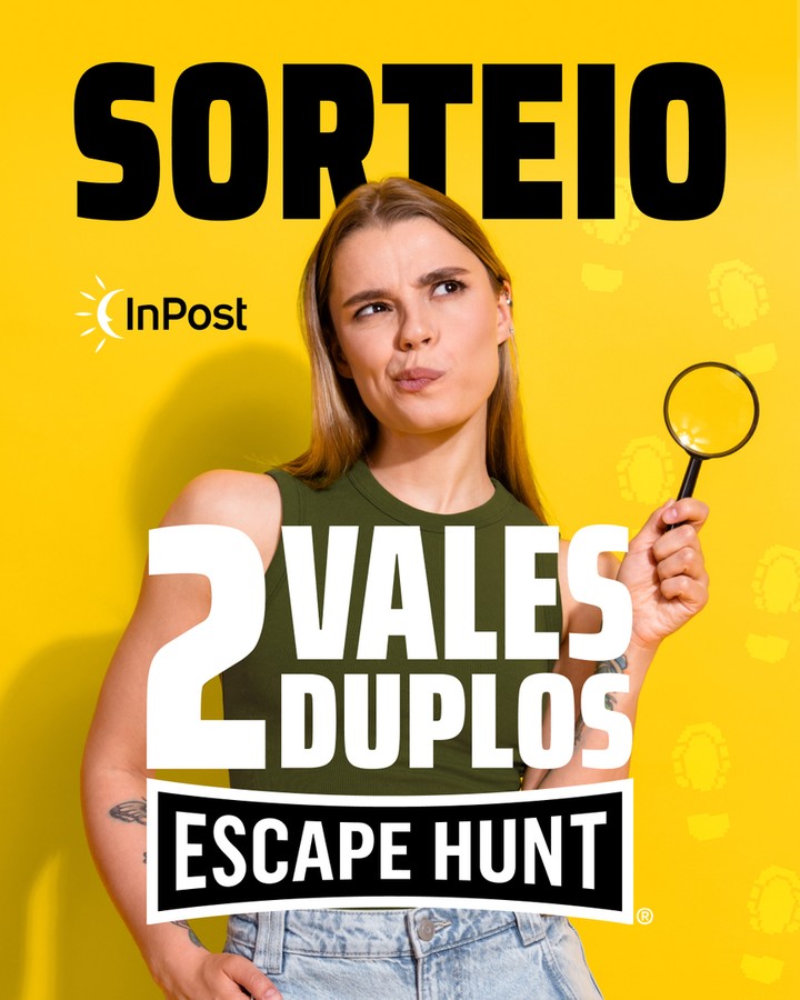 Passatempo Escape Hunt Portugal — InPost Portugal