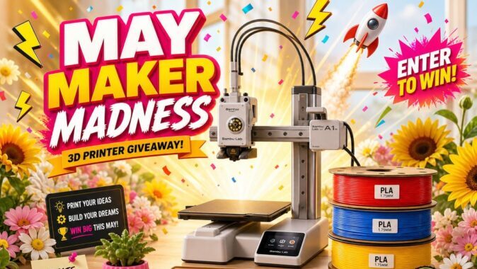 Bambu Lab A1 Mini 3D Printer + PLA Filament Giveaway