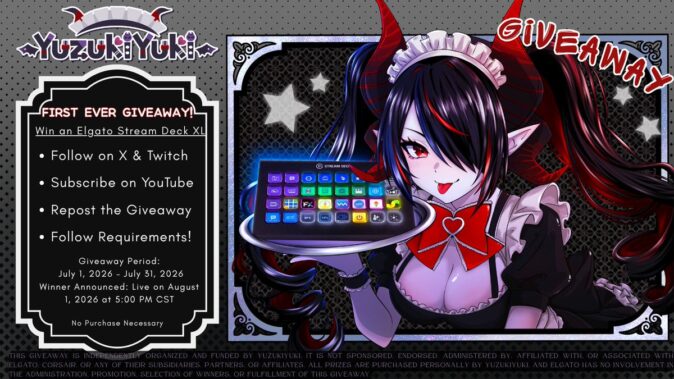 YuzukiYuki Stream Deck XL Giveaway