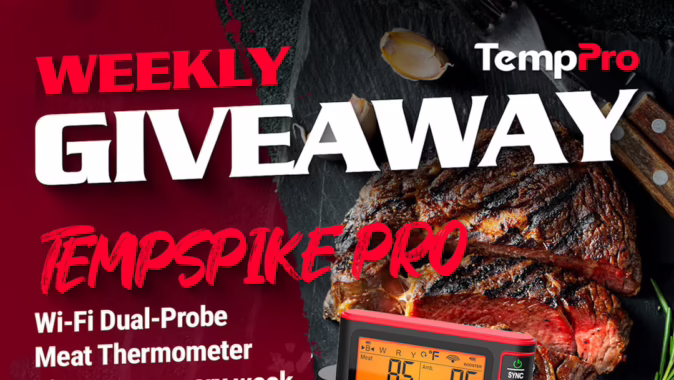 TempPro Pro Wi-Fi Meat Thermometer Giveaway