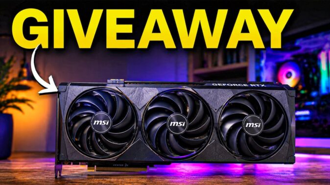 Win an MSI Ventus 3x Black GeForce RTX 5070 Ti — SellGpu!
