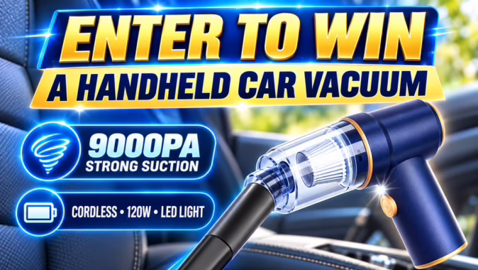 Handheld Car Vacuum Giveaway