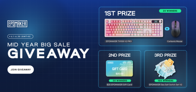 Epomaker Mid-Year Giveaway 2026