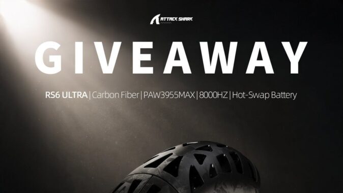 ATTACK SHARK RS6 ULTRA MOUSE GIVEAWAY