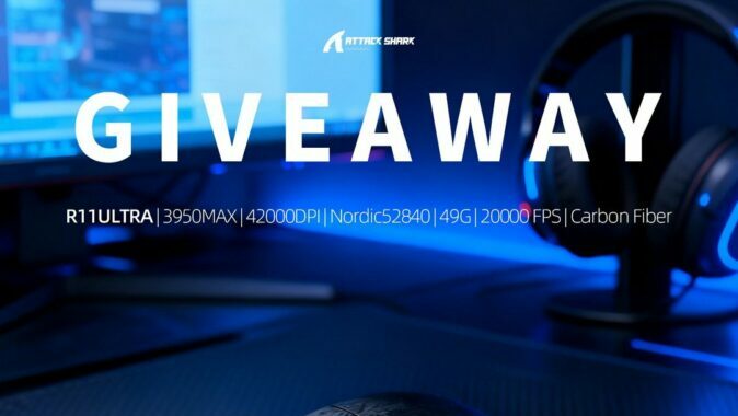 ATTACK SHARK R11 ULTRA MOUSE GIVEAWAY