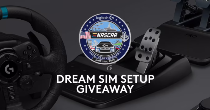 Logitech G NASCAR San Diego Dream Sim Setup Giveaway