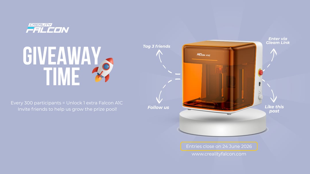 Creality Falcon A1C Pre-Launch Giveaway