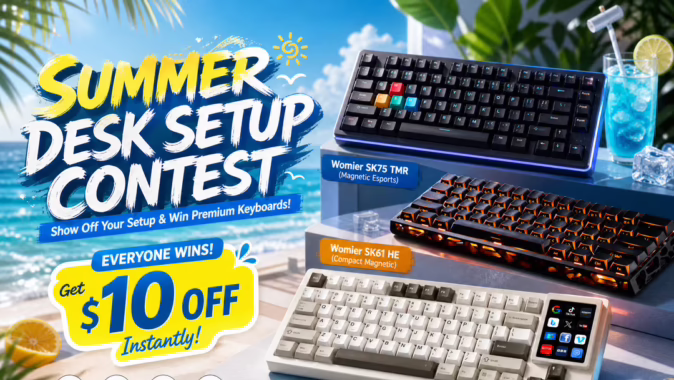 Womier Summer Desk Setup Giveaway