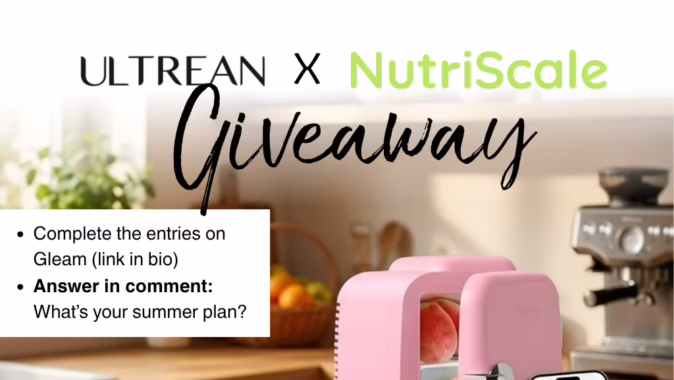 Ultrean x Nutriscale Giveaway