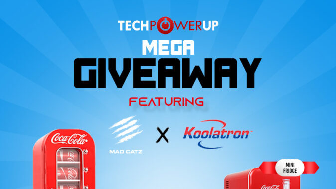 TechPowerUp MEGA Back2Kool Giveaway. Featuring Mad Catz x Koolatron