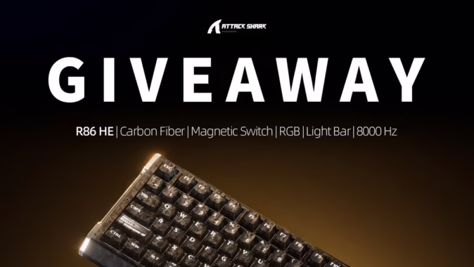 Attack Shark R86 HE Keyboard Giveaway