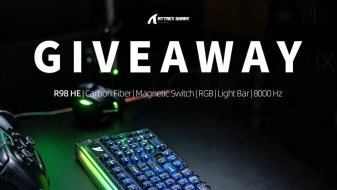ATTACK SHARK R98 HE KEYBOARD GIVEAWAY