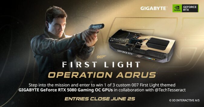 GIGABYTE X Tech Tesseract: 007 First Light: Operation AORUS Giveaway