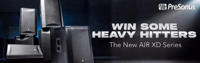 PreSonus AIR XD Loudspeakers Giveaway