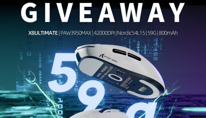 ATTACK SHARK X8 Ultimate Mouse Giveaway