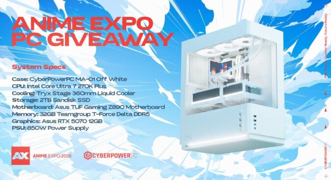 CyberPowerPC Anime Expo 2026 PC Giveaway