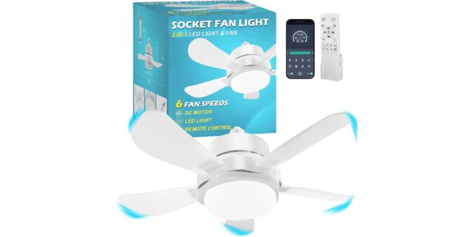 Socket Fan Light Giveaway