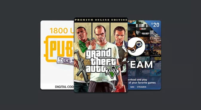 PremiumCDKeys GTA V + Steam Gift Card + PUBG Mobile Giveaway