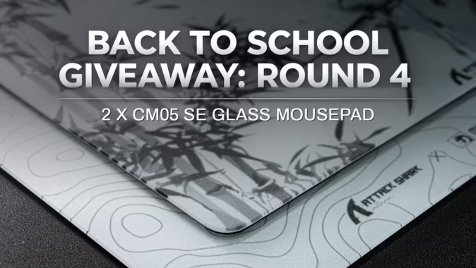 ATTACK SHARK CM05 SE Mousepad Giveaway