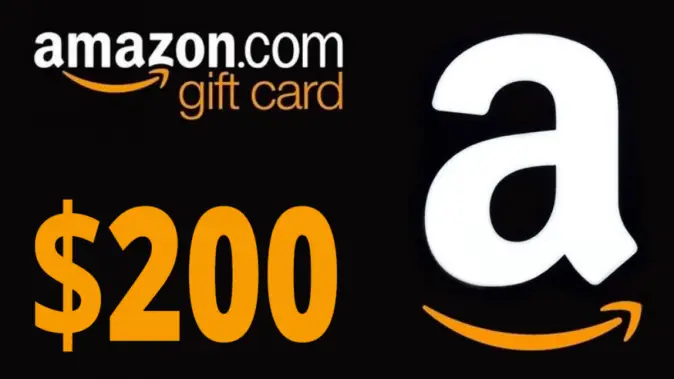 $200 Amazon Gift Card Giveaway