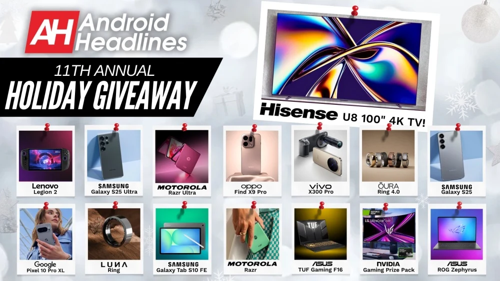 AndroidHeadlines Holiday Tech Giveaway