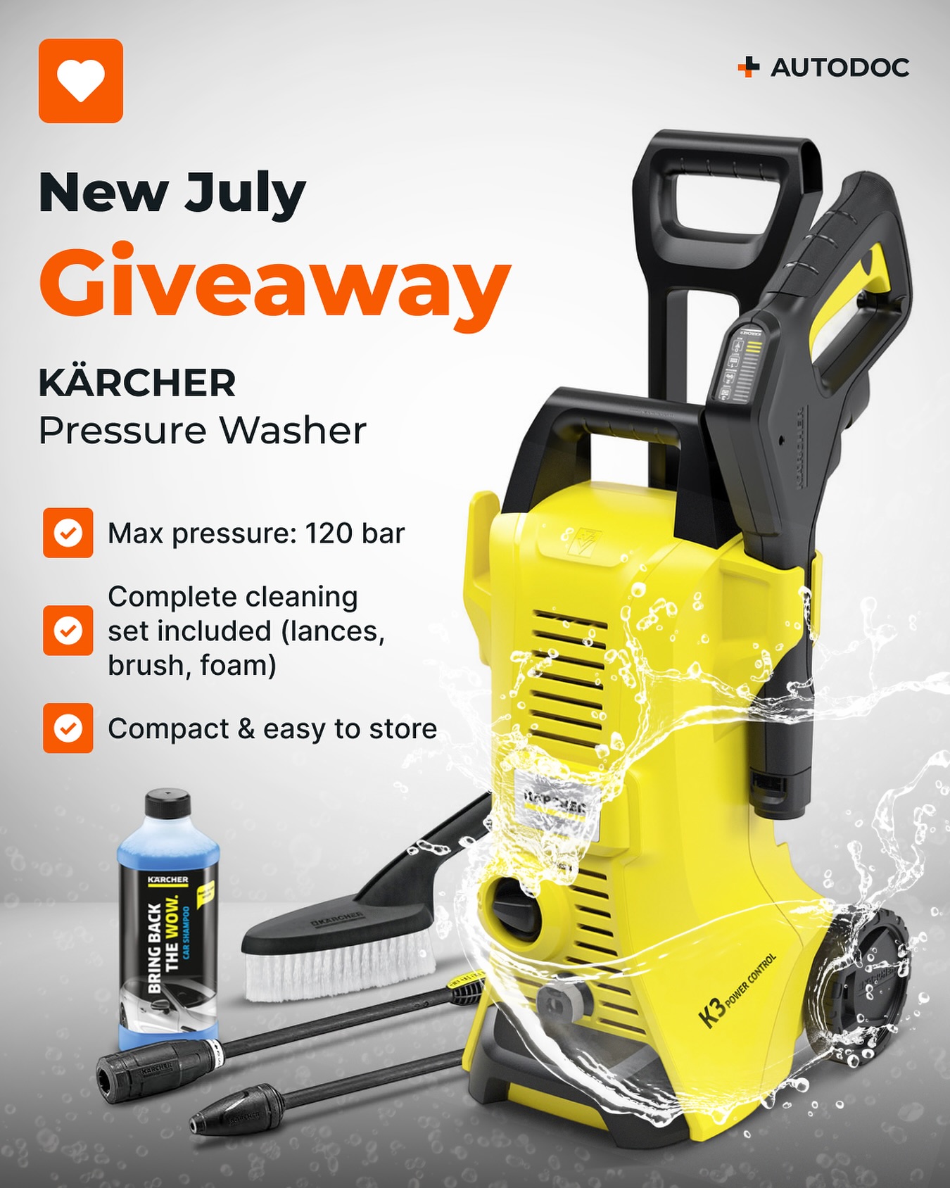 KÄRCHER Pressure Washer Giveaway