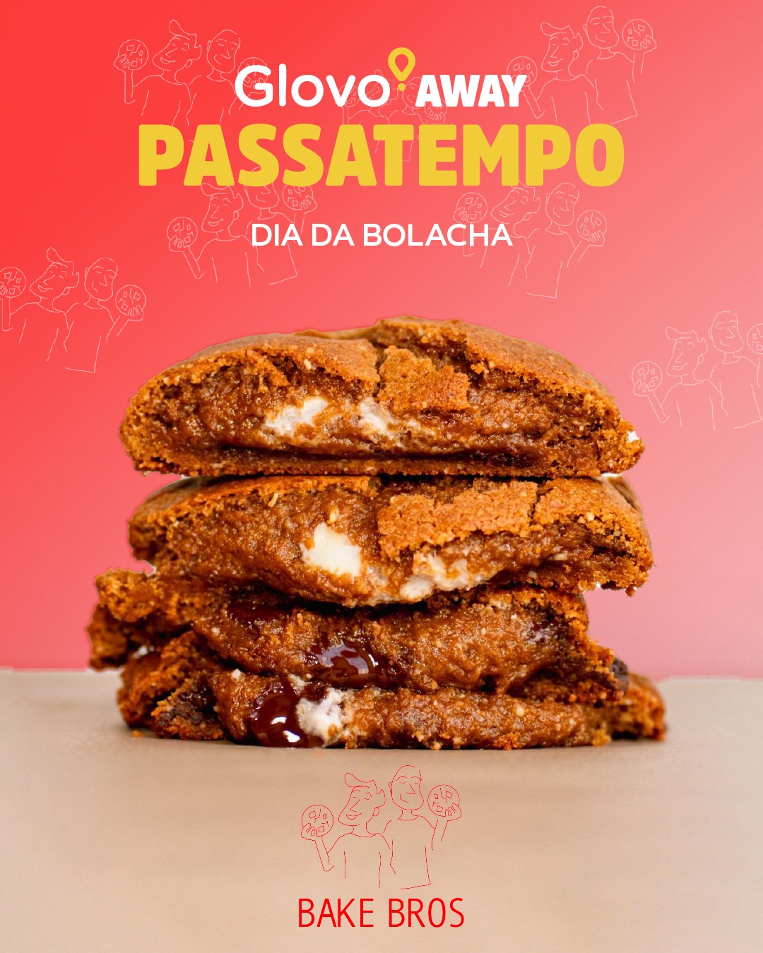 Dia Mundial da Bolacha Glovo Bake Bros