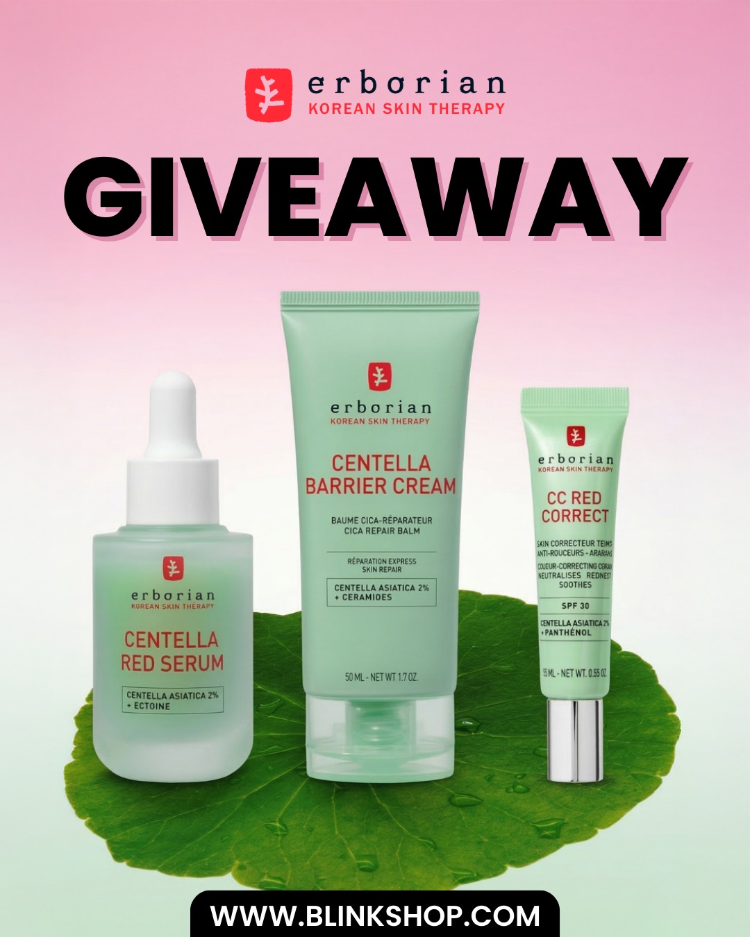 Passatempo Erborian — BlinkShop